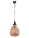 Luces Exclusivas BOGOTA Wisząca 1xE27 LED bursztynowy/ciemnobrązowy LE41902