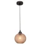 Lampy wiszące - Luces Exclusivas BUENOS Wisząca 1xE27 LED mosiądz/czarny LE41912 - produkt 1