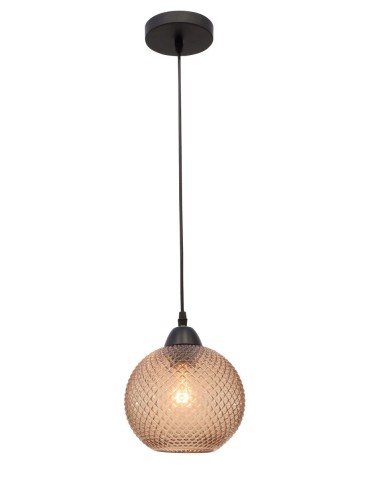 Luces Exclusivas BUENOS Wisząca 1xE27 LED mosiądz/czarny LE41912