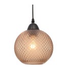 Lampy wiszące - Luces Exclusivas BUENOS Wisząca 1xE27 LED mosiądz/czarny LE41912 - produkt 2
