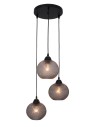 Luces Exclusivas BUENOS Wisząca 3xE27 LED szary/czarny LE41914