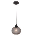 Lampy wiszące - Luces Exclusivas BUENOS Wisząca 1xE27 LED szary/czarny LE41915 - produkt 1