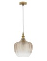 Luces Exclusivas BURGOS Wisząca 1xE27 LED szampański/mosiądz LE41916