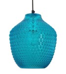 Lampy wiszące niebieskie - Luces Exclusivas CALAMA Wisząca 1xE27 LED niebieski/czarny LE41922 - product 2