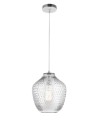 Luces Exclusivas CALAMA Wisząca 1xE27 LED transparentny/chrom LE41923
