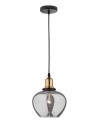 Luces Exclusivas CALDAS Wisząca 1xE27 LED czarny/dymiony LE41925