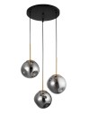 Luces Exclusivas CALERA Wisząca 1xE27 LED złoty/chrom LE41929