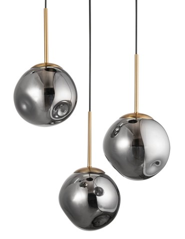 Luces Exclusivas CALERA Wisząca 1xE27 LED złoty/chrom LE41929 - produkt 2