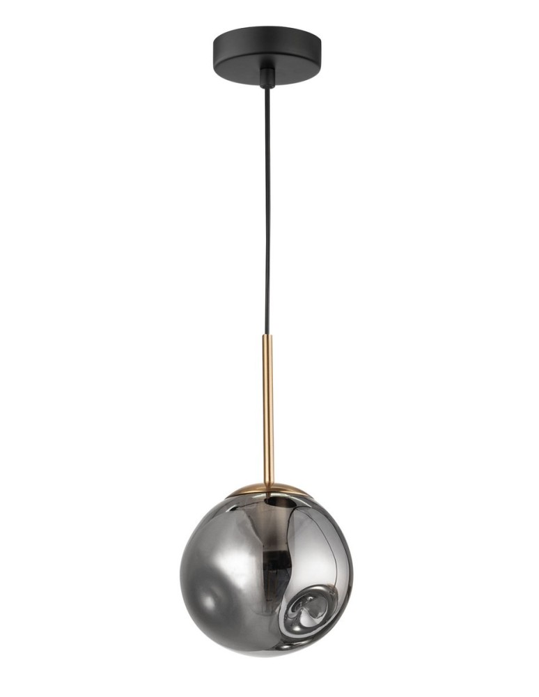 Lampy wiszące - Luces Exclusivas CALERA Wisząca 1xE27 LED złoty/chrom LE41930 - produkt kolory-swiatla.pl 1