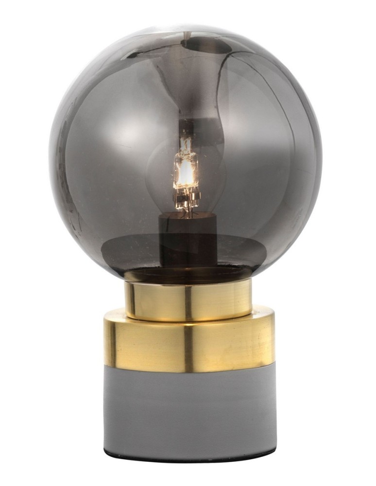 Lampki nocne - Luces Exclusivas PLATA Stołowa 1xE14 LED szary/chrom LE41931 - produkt kolory-swiatla.pl 1