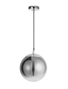 Luces Exclusivas CALETA Wisząca 1xE27 LED dymiony/chromowany LE41932