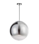 Lampy wiszące - Luces Exclusivas CALETA Wisząca 1xE27 LED dymiony/chromowany LE41934 - product 1
