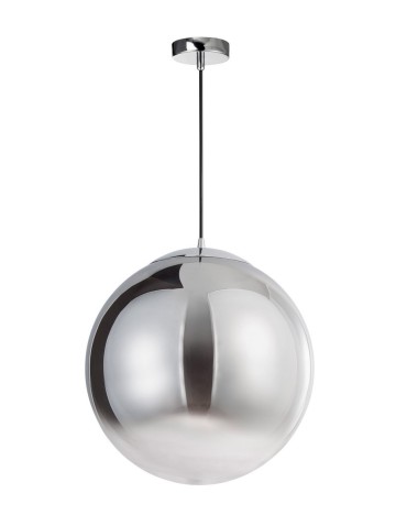 Luces Exclusivas CALETA Wisząca 1xE27 LED dymiony/chromowany LE41934