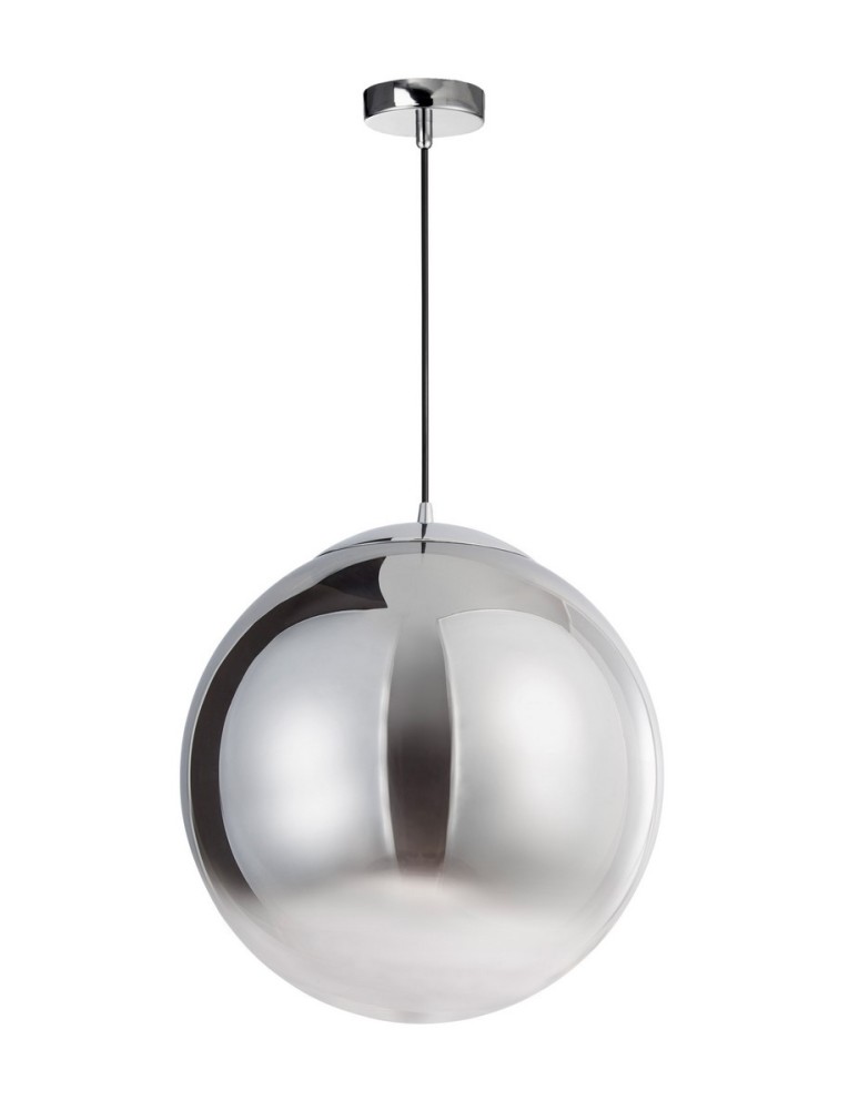 Lampy wiszące - Luces Exclusivas CALETA Wisząca 1xE27 LED dymiony/chromowany LE41934 - produkt kolory-swiatla.pl 1