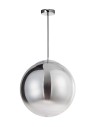 Luces Exclusivas CALETA Wisząca 1xE27 LED dymiony/chromowany LE41934