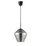 Lampy wiszące - Luces Exclusivas CANETE Wisząca 1xE27 LED czarny/chrom LE41939 - product 1