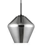Lampy wiszące - Luces Exclusivas CANETE Wisząca 1xE27 LED czarny/chrom LE41939 - product 2