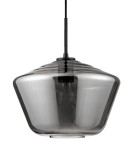 Lampy wiszące - Luces Exclusivas CANETE Wisząca 1xE27 LED czarny/chrom LE41940 - produkt 2