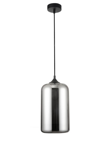 Luces Exclusivas CANTOS Wisząca 1xE27 LED czarny/chrom LE41942