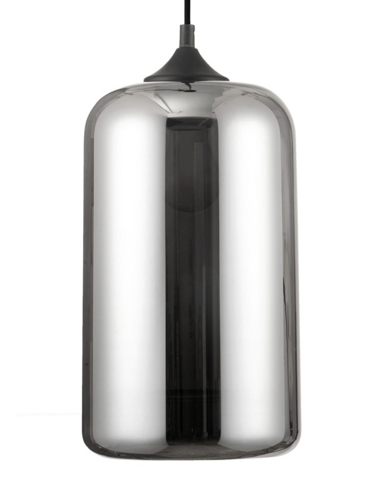 Lampy wiszące - Luces Exclusivas CANTOS Wisząca 1xE27 LED czarny/chrom LE41942 - product kolory-swiatla.pl 2