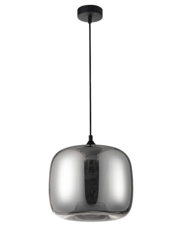 Luces Exclusivas CANTOS Wisząca 1xE27 LED czarny/chrom LE41943