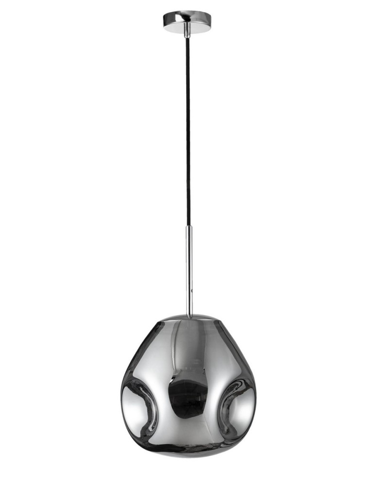 Lampy wiszące - Luces Exclusivas CARMEN Wisząca 1xE27 LED chrom LE41949 - produkt kolory-swiatla.pl 1