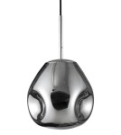 Lampy wiszące - Luces Exclusivas CARMEN Wisząca 1xE27 LED chrom LE41949 - product 2