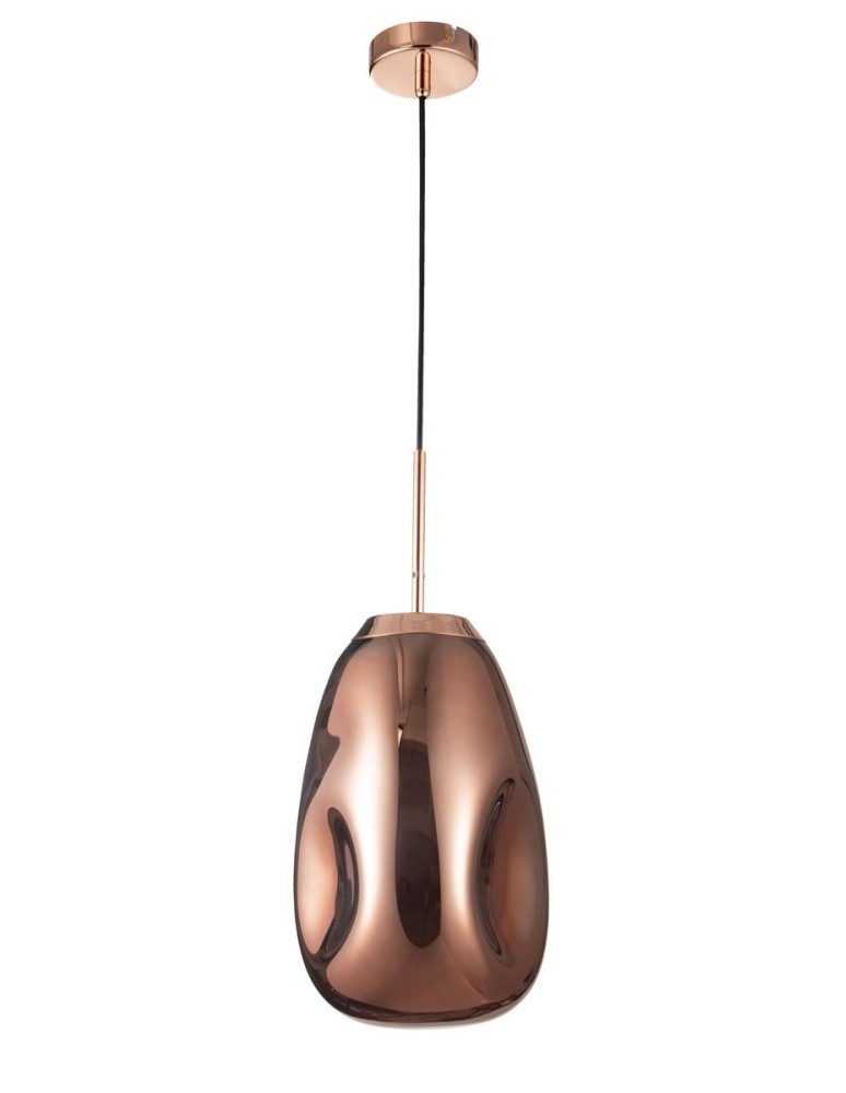 Lampy wiszące - Luces Exclusivas CARMEN Wisząca 1xE27 LED miedziany LE41952 - produkt kolory-swiatla.pl 1