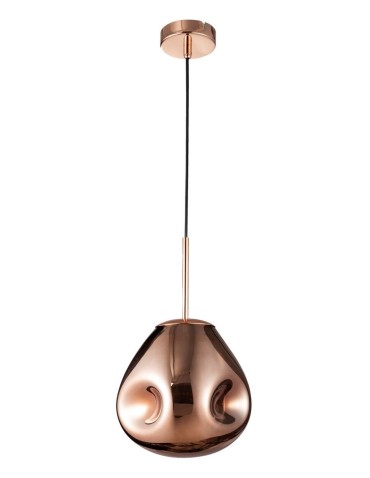 Luces Exclusivas CARMEN Wisząca 1xE27 LED miedziany LE41953