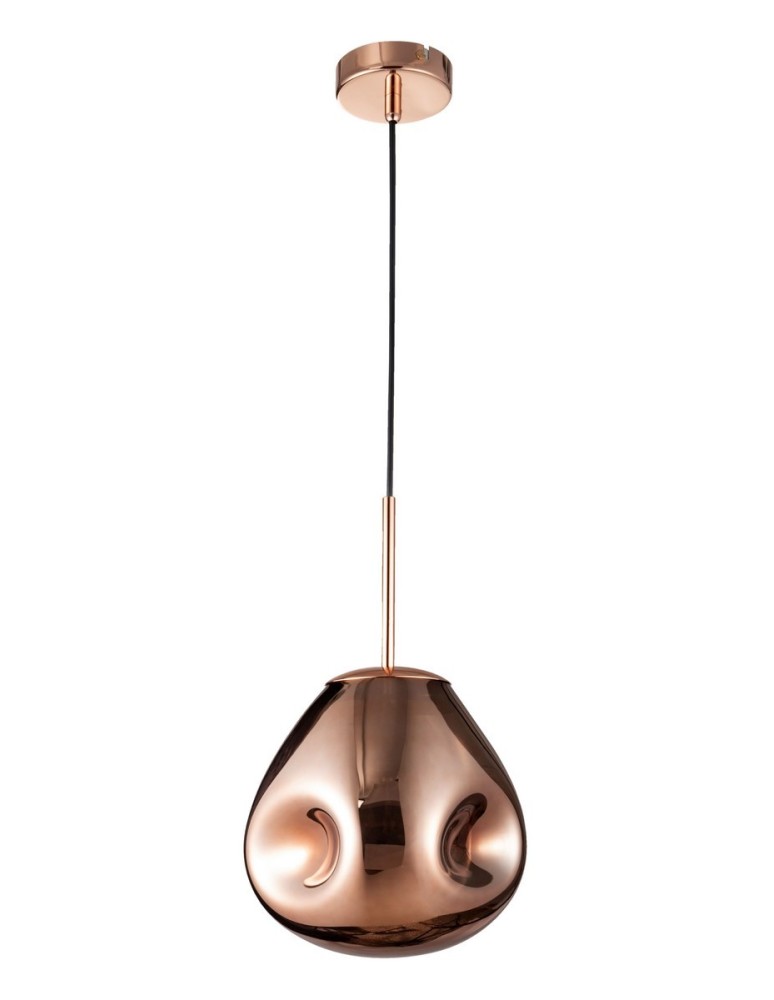 Lampy wiszące - Luces Exclusivas CARMEN Wisząca 1xE27 LED miedziany LE41953 - produkt kolory-swiatla.pl 1