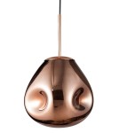 Lampy wiszące - Luces Exclusivas CARMEN Wisząca 1xE27 LED miedziany LE41953 - product 2