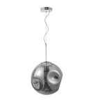 Lampy wiszące - Luces Exclusivas CARORA Wisząca 1xE27 LED chromowany/dymiony LE41955 - product 1
