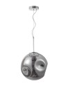 Luces Exclusivas CARORA Wisząca 1xE27 LED chromowany/dymiony LE41955