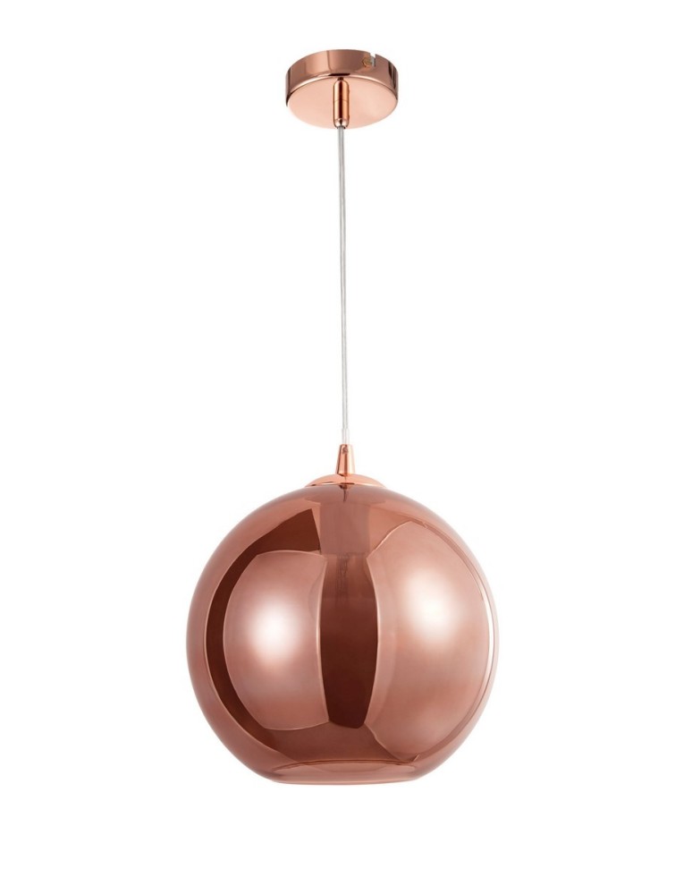 Lampy wiszące - Luces Exclusivas CASTRO Wisząca 1xE27 LED miedziany LE41957 - produkt kolory-swiatla.pl 1