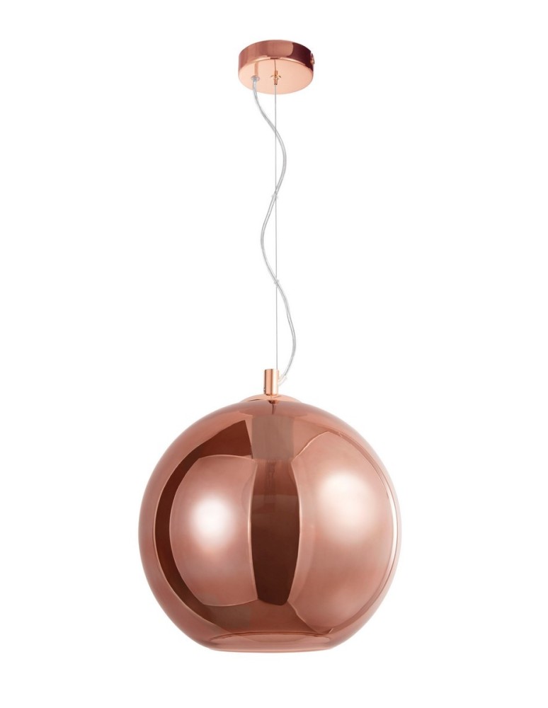 Lampy wiszące kule - Luces Exclusivas CASTRO Wisząca 1xE27 LED miedziany LE41959 - produkt kolory-swiatla.pl 1