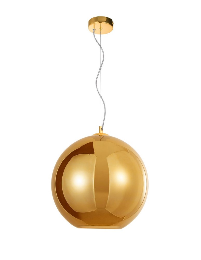 Lampy wiszące - Luces Exclusivas CASTRO Wisząca 1xE27 LED złoty LE41960 - produkt kolory-swiatla.pl 1