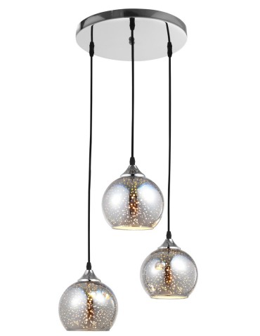 Luces Exclusivas CERETE Wisząca 3xE27 LED chrom LE41964