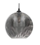 Lampy wiszące - Luces Exclusivas CIUDAD Wisząca 1xE27 LED czarny/dymiony LE41969 - product 2