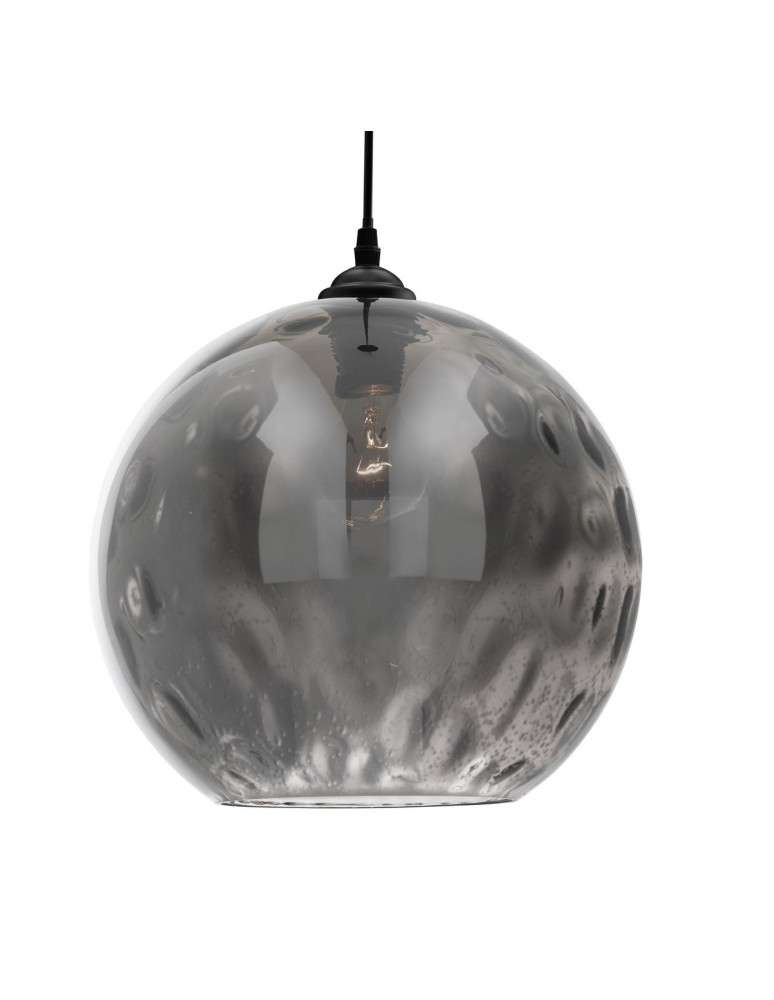 Lampy wiszące - Luces Exclusivas CIUDAD Wisząca 1xE27 LED czarny/dymiony LE41969 - product kolory-swiatla.pl 2