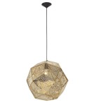 Lampy wiszące - Luces Exclusivas CONCON Wisząca 1xE27 LED złoty LE41973 - produkt 1