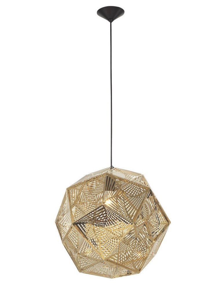 Lampy wiszące - Luces Exclusivas CONCON Wisząca 1xE27 LED złoty LE41973 - produkt kolory-swiatla.pl 1