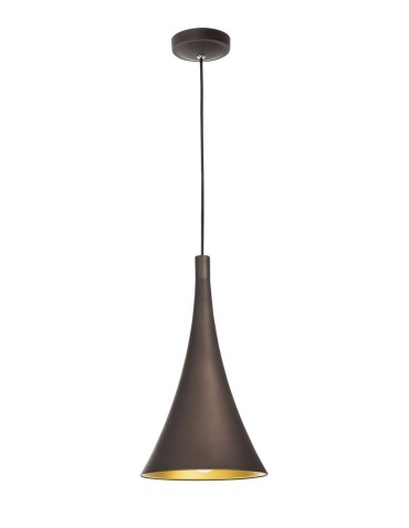 Luces Exclusivas CUARTO Wisząca 1xE27 LED ciemnobrązowy/złoty LE41980