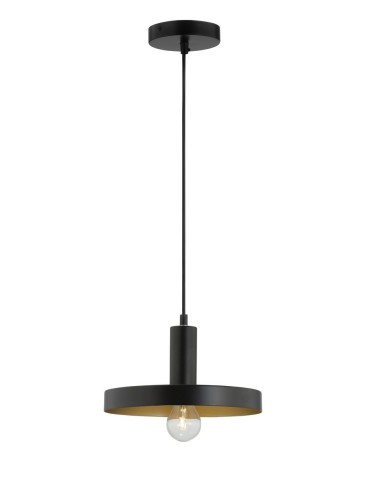 Luces Exclusivas CUENCA Wisząca 1xE27 LED czarny/złoty LE41982