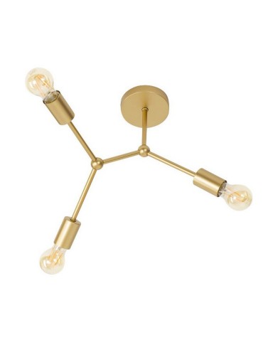 Luces Exclusivas CUMANA Sufitowa 3xE27 LED mosiądz LE41986