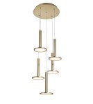 Lampy wiszące LED - Luces Exclusivas ESQUEL Wisząca LED 53W 1967lm 3000K złoty LE41992 - product 1