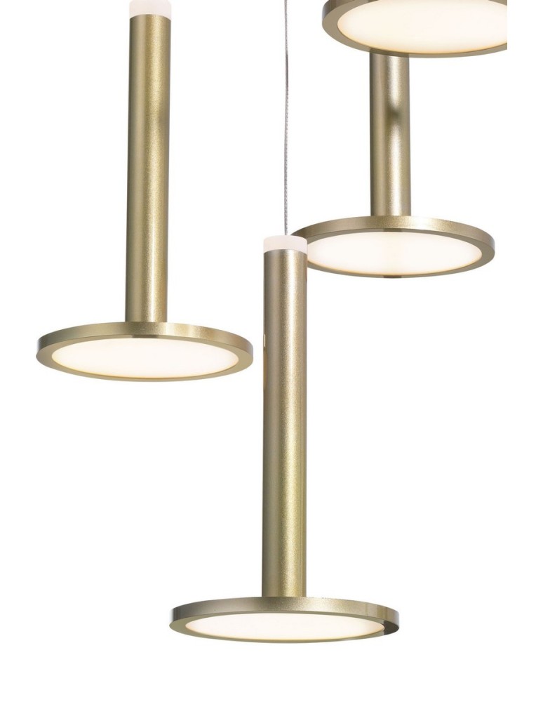 Lampy wiszące LED - Luces Exclusivas ESQUEL Wisząca LED 53W 1967lm 3000K złoty LE41992 - product kolory-swiatla.pl 2