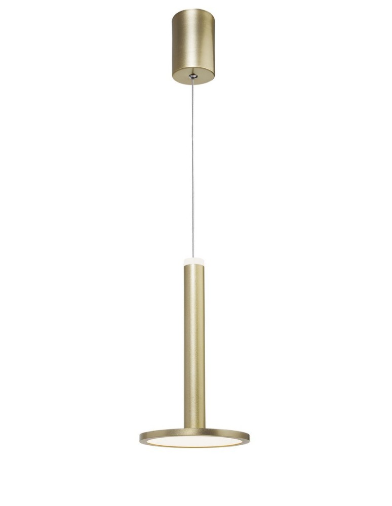 Lampy wiszące LED - Luces Exclusivas ESQUEL Wisząca LED 11W 414lm 3000K złoty LE41994 - produkt kolory-swiatla.pl 1