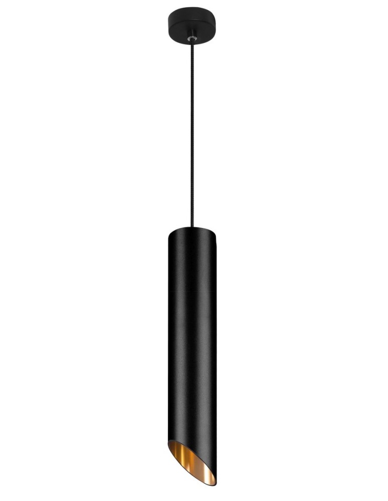 Lampy wiszące - Luces Exclusivas GARZON Wisząca 1xGU10 LED czarny mat LE42005 - produkt kolory-swiatla.pl 1