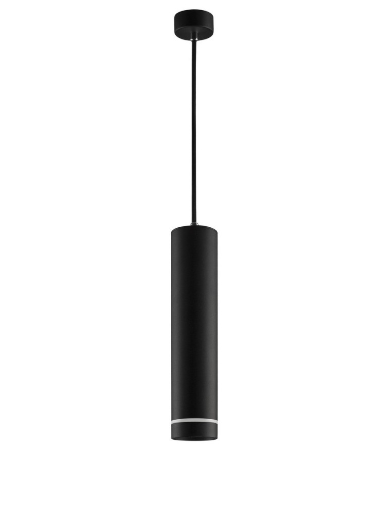 Lampy wiszące - Luces Exclusivas GETAFE Wisząca 1xGU10 LED czarny LE42007 - produkt kolory-swiatla.pl 1