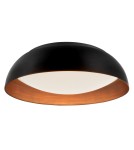 Lampy sufitowe nowoczesne - Luces Exclusivas GIRONA Sufitowa LED 40W 2400lm 3000K czarny/miedziany LE42010 - product 1